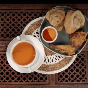 1.1 Thai Thick Soup 1:1 with Old Days 90's Chicken Fry(Shonali/2Pcs) & Wonthon (2Pcs)