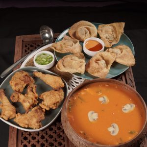 2.1 Thai Thick Soup 1:3 With Old Days 90's Chicken Fry(Shonali/6Pcs) & Wonthon (6Pcs)