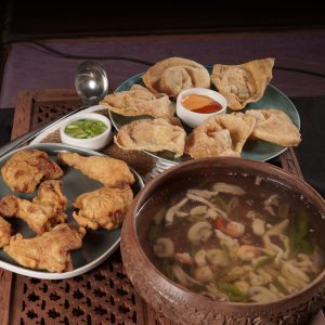2.2 Thai Clear Soup 1:3 With Old Days 90's Chicken Fry(Shonali/6Pcs) & Wonthon (6Pcs)